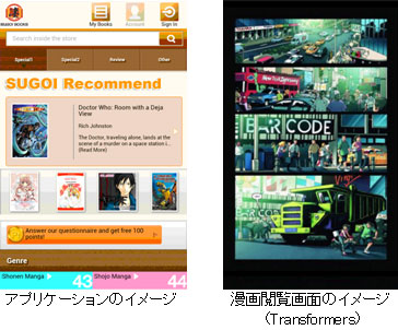 SUGOI BOOKS アプリケーションイメージ