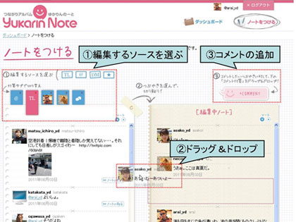 「Yukarin’Note」ノートを編集する