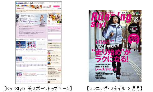 Kirei Style　美スポーツトップページ／ランニング・スタイル　3月号