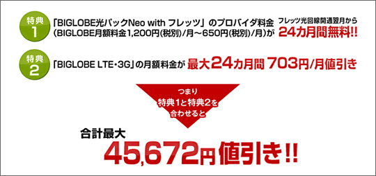 「モバイル割 for LTE・3G」イメージ