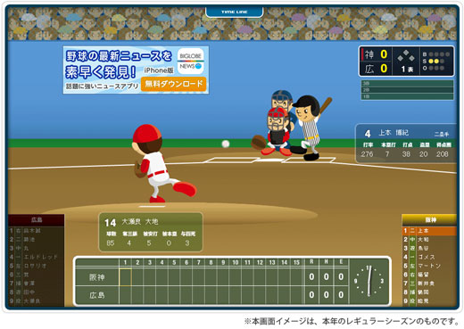 Biglobeがプロ野球 クライマックスシリーズ と 日本シリーズ の試合状況をリアルタイムで配信 プレスルーム ビッグローブ株式会社 Biglobeがプロ野球 クライマックスシリーズ と 日本シリーズ の試合状況をリアルタイムで配信 プレスルーム ビッグローブ株式会社
